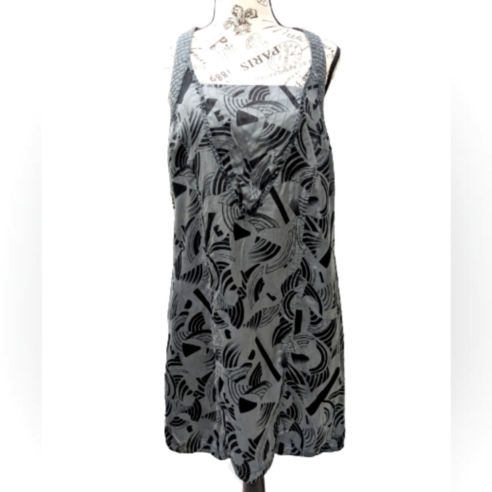 Diesel racerback geometric print mini dress size L